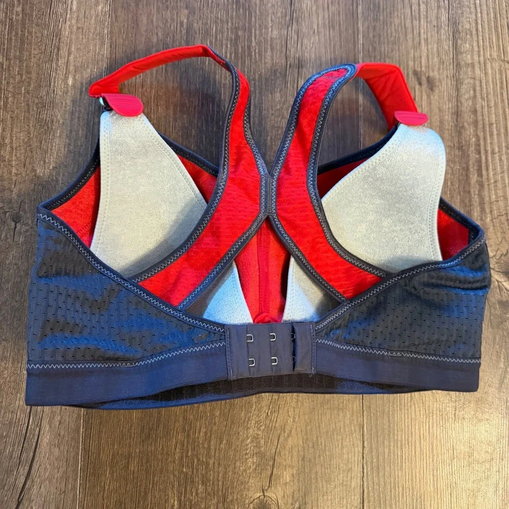 Anita Active C Hammer Momentum Pro Sports‎ Bra Red Mesh Boxing Wireless Gym
